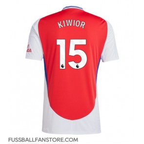 Arsenal Jakub Kiwior #15 Replik Heimtrikot 2024-25 Kurzarm